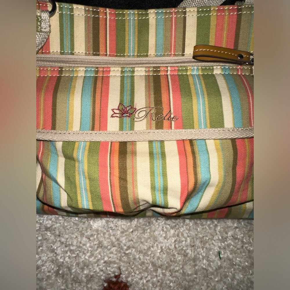 Relic Multicolor Striped Shoulder Bag